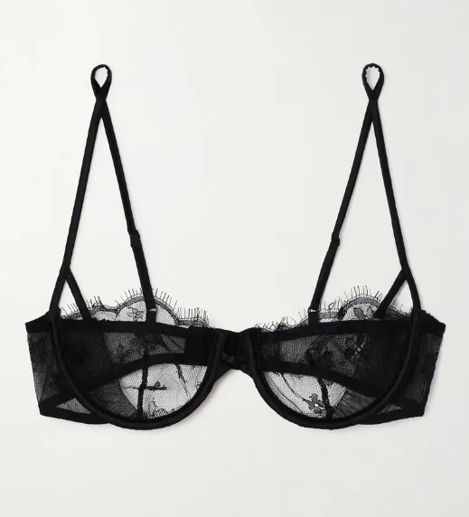 Lace Underwired Balconette Bra